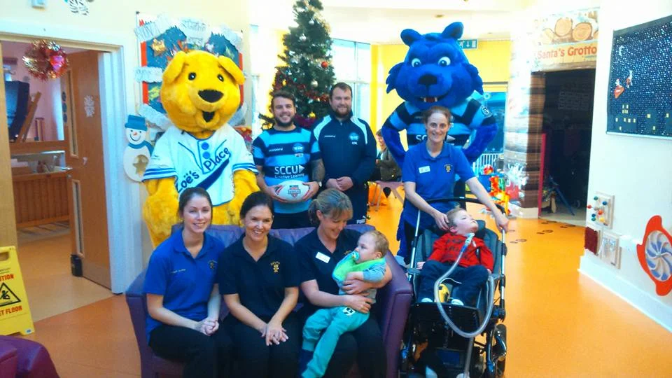 Bears visit Zoe's Place
