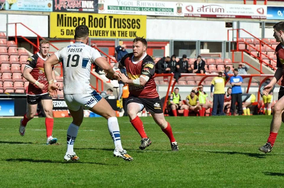 In action for North Wales Crusaders