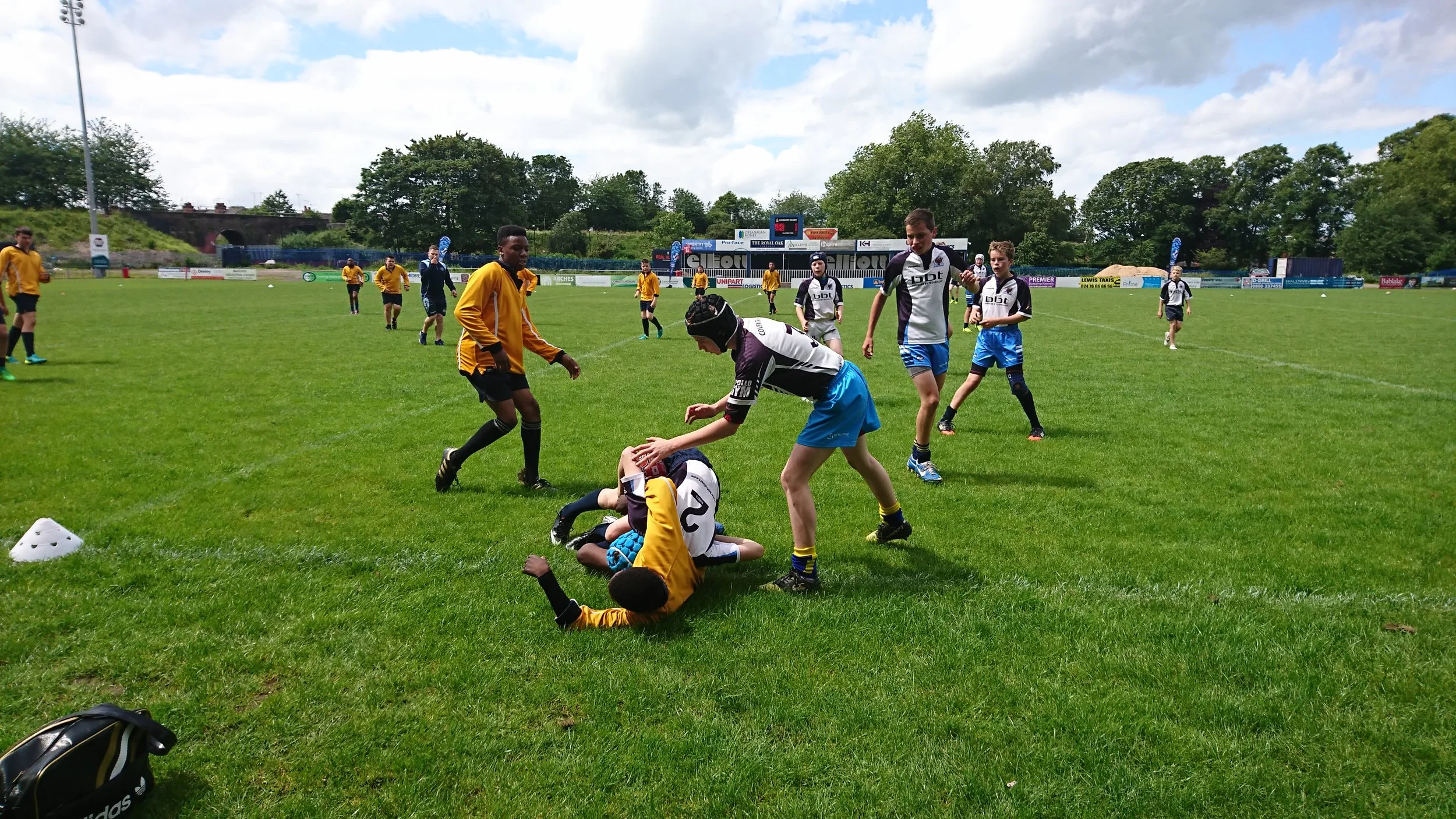 President Kennedy players showing their committment