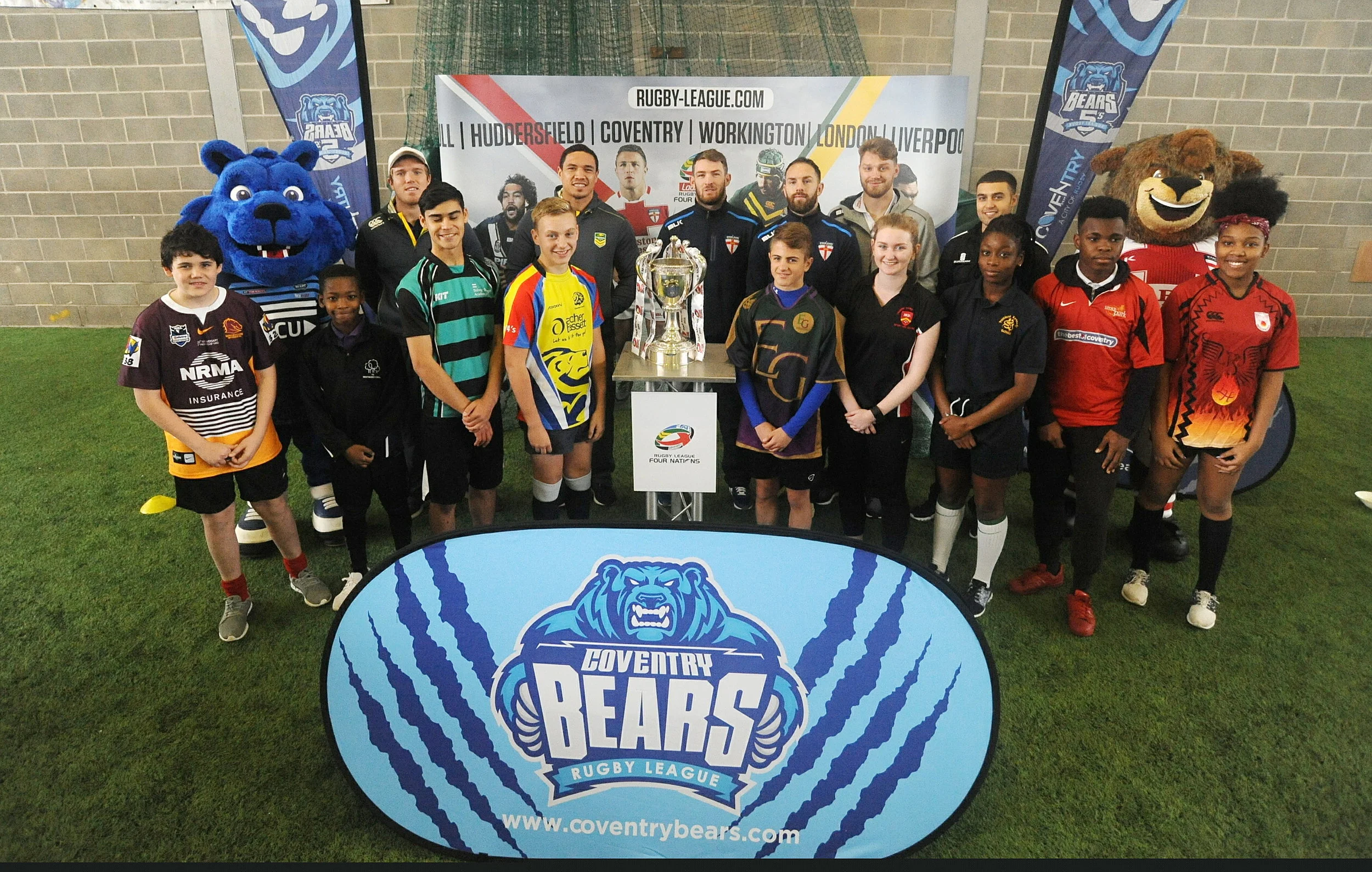 Supporting the 4 Nations Schools competition