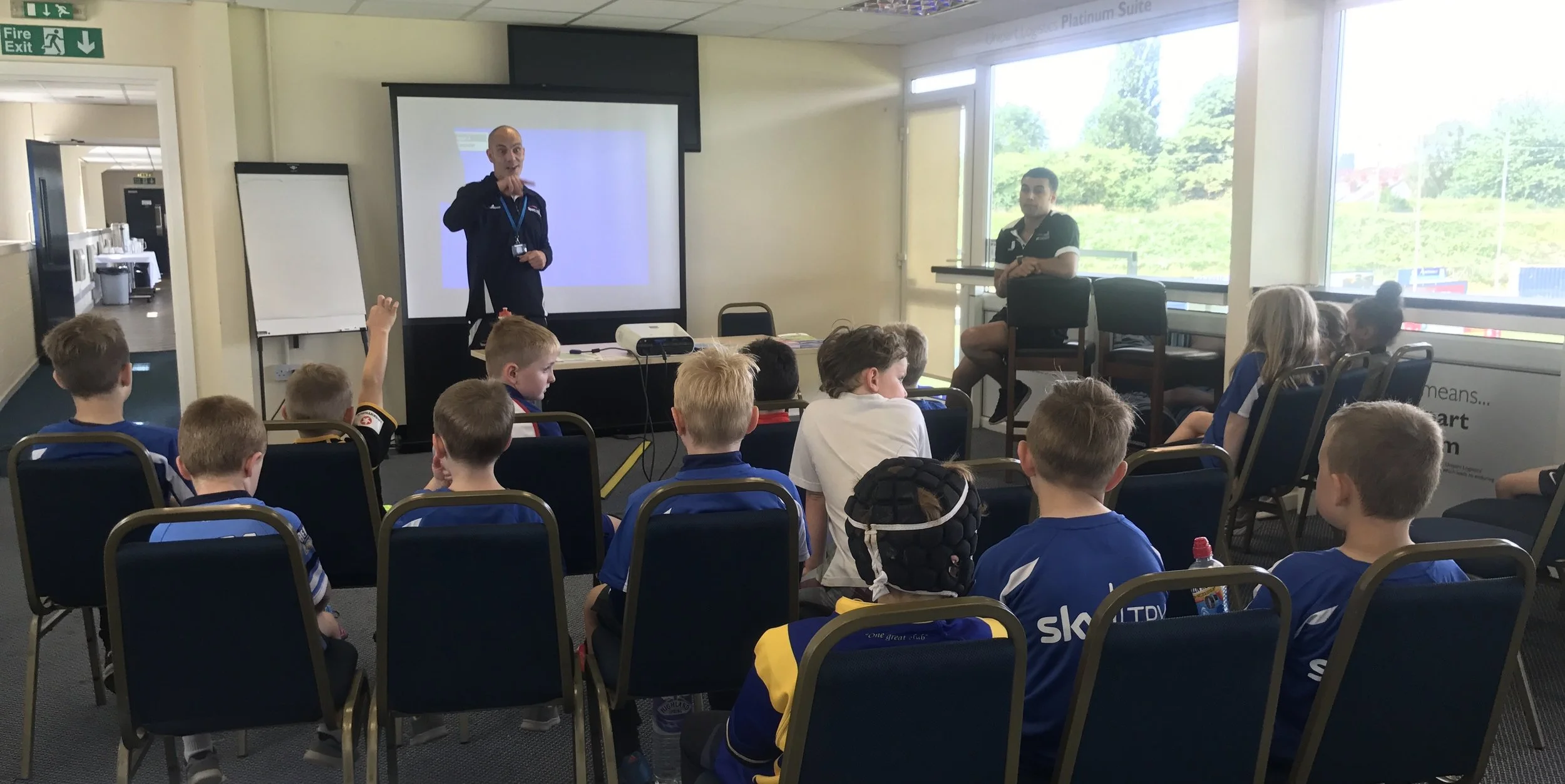 Coventry University Sport talking to children about healthy eating was just one of the activities