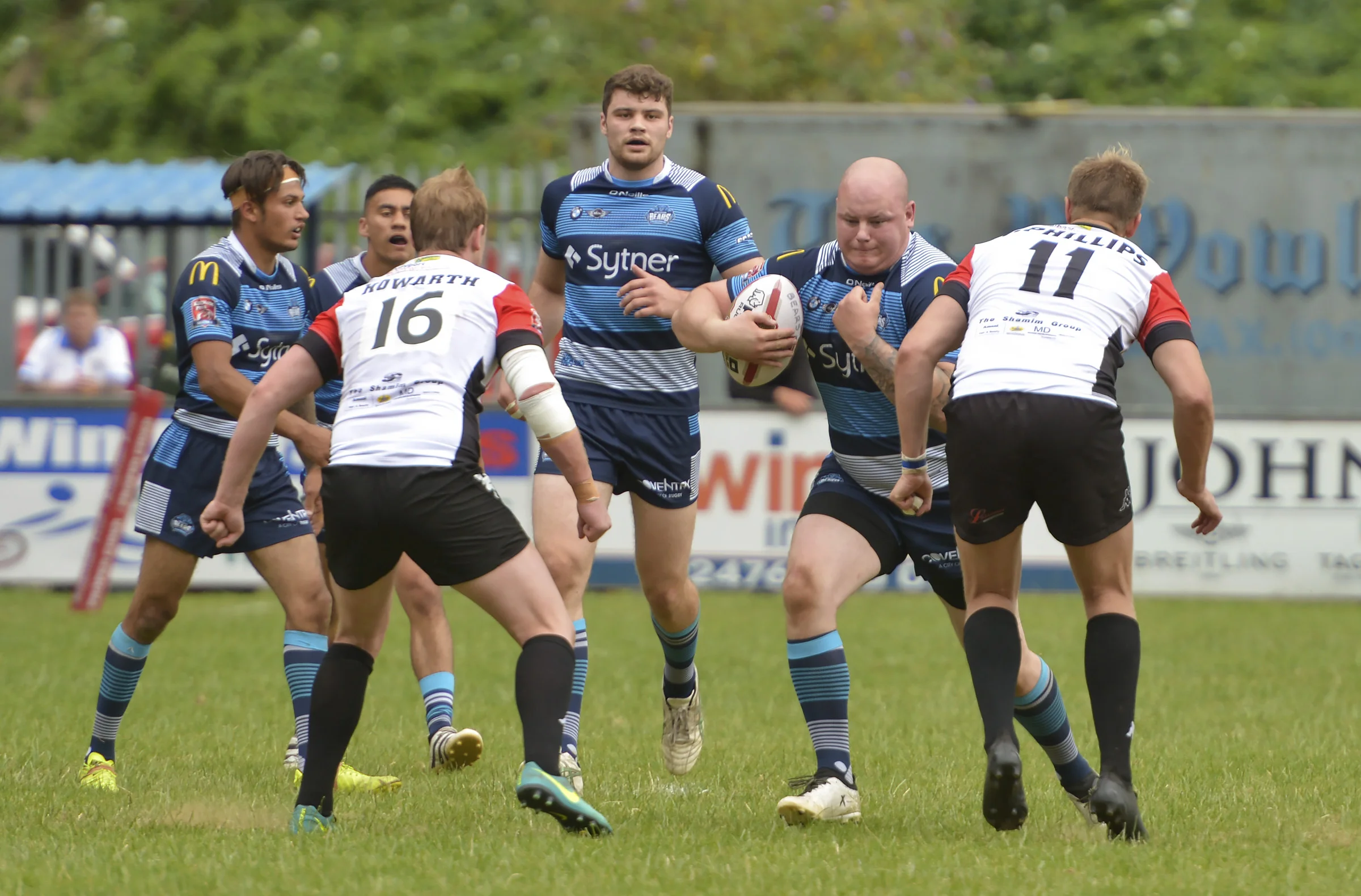 Brad Brennan on the charge