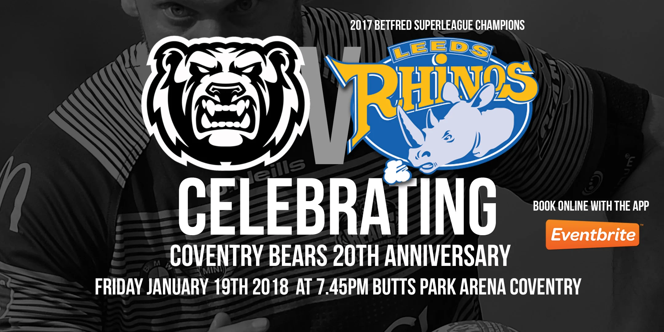 Coventry Bears to Play Leeds Rhinos in January