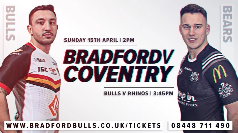 Rising Bears meet Bradford Bulls.