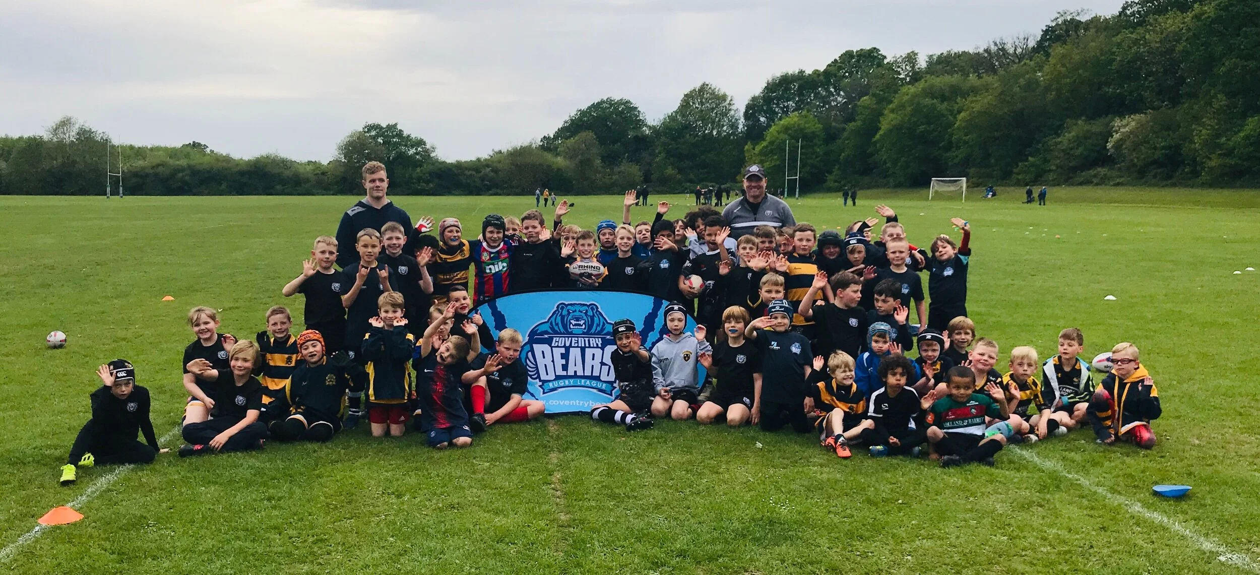 Coventry Bears Junior Training with coaches Peter Ryan and Troy Perkins