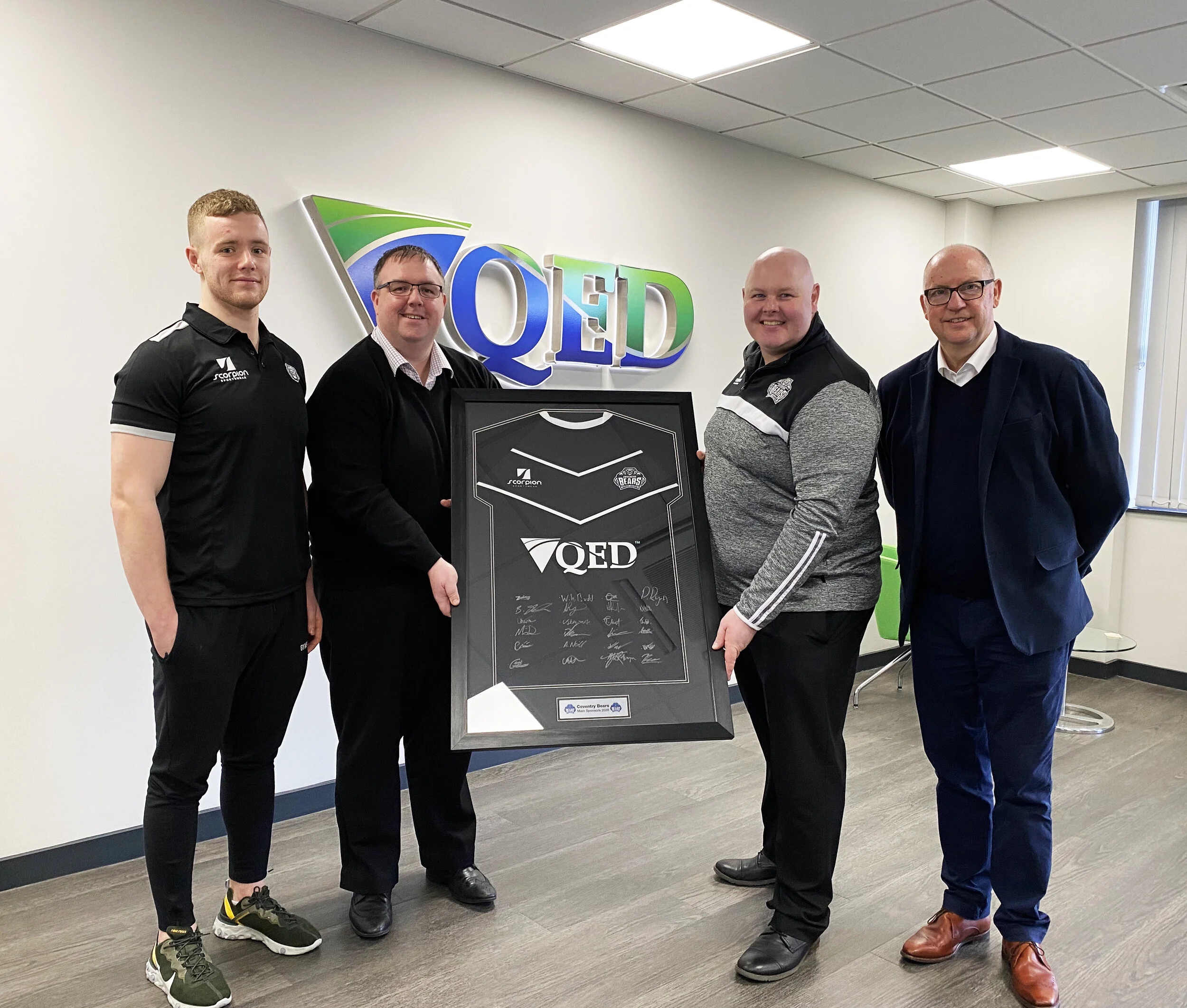Coventry Bears announces QED sponsorship
