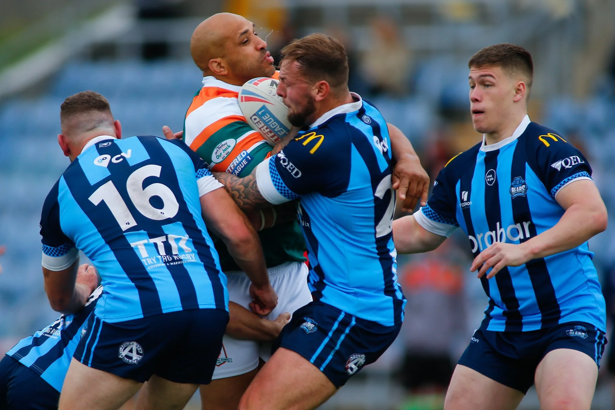 Hunslet 32 Bears 30 - Betfred League 1, Round 16