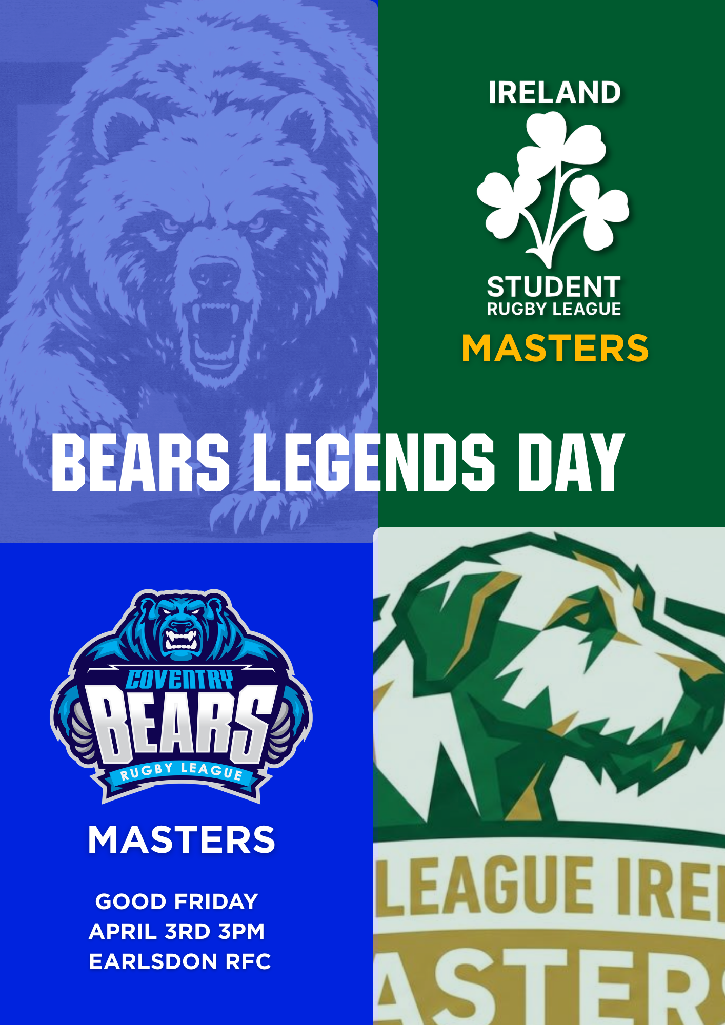 MASTERS TO TAKE OFF ON GOOD FRIDAY LEGENDS DAY