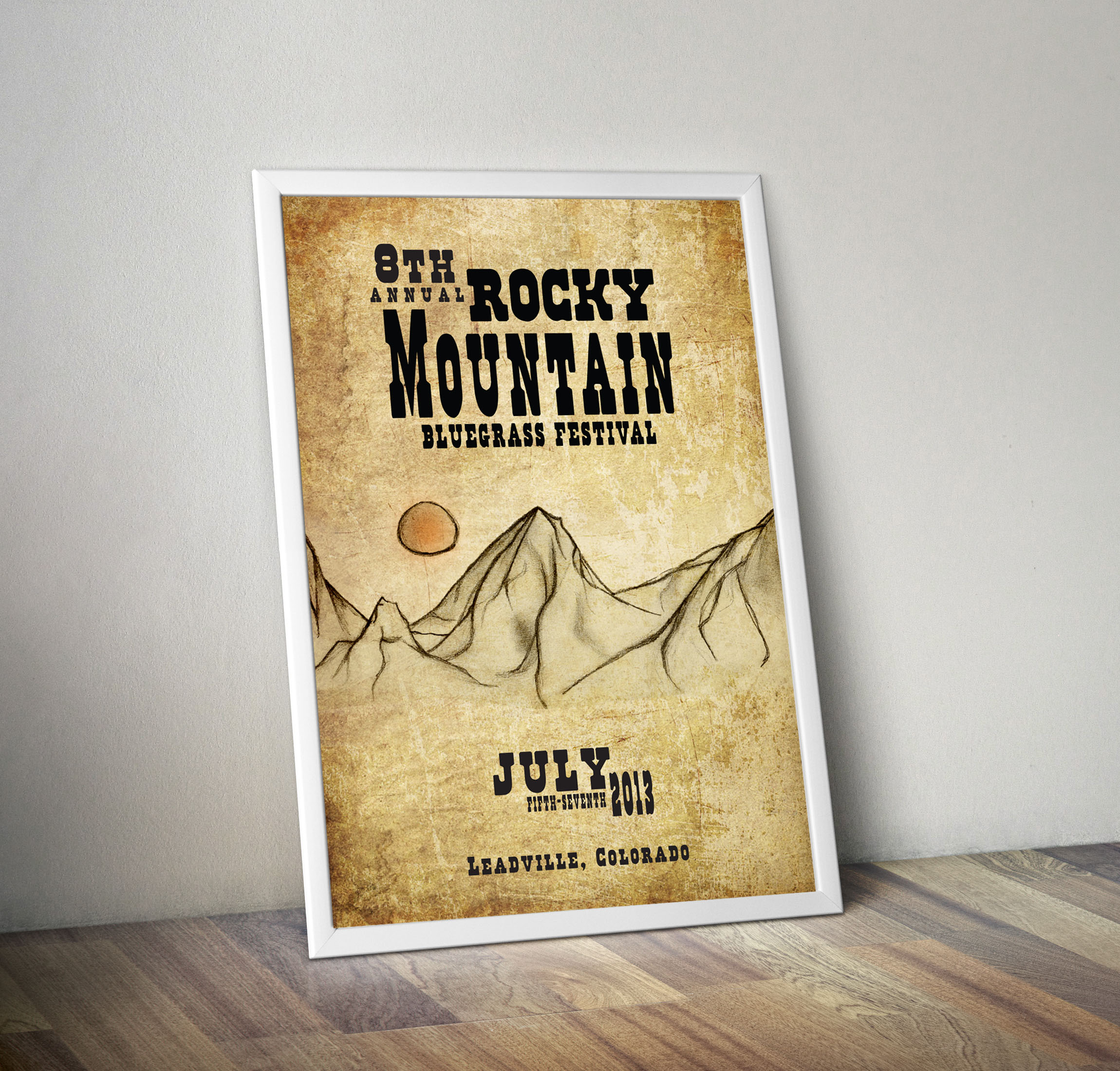 Rocky Mountain Bluegrass Festival | Poster Design & Illustration
