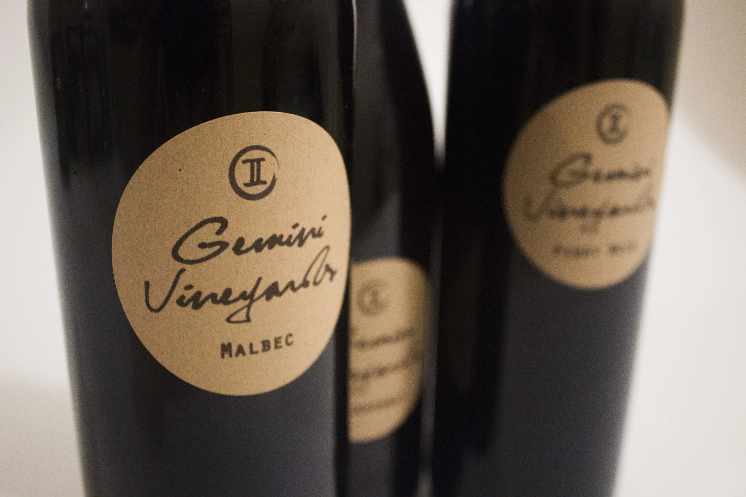 Gemini Vineyards | Wine Bottle Design