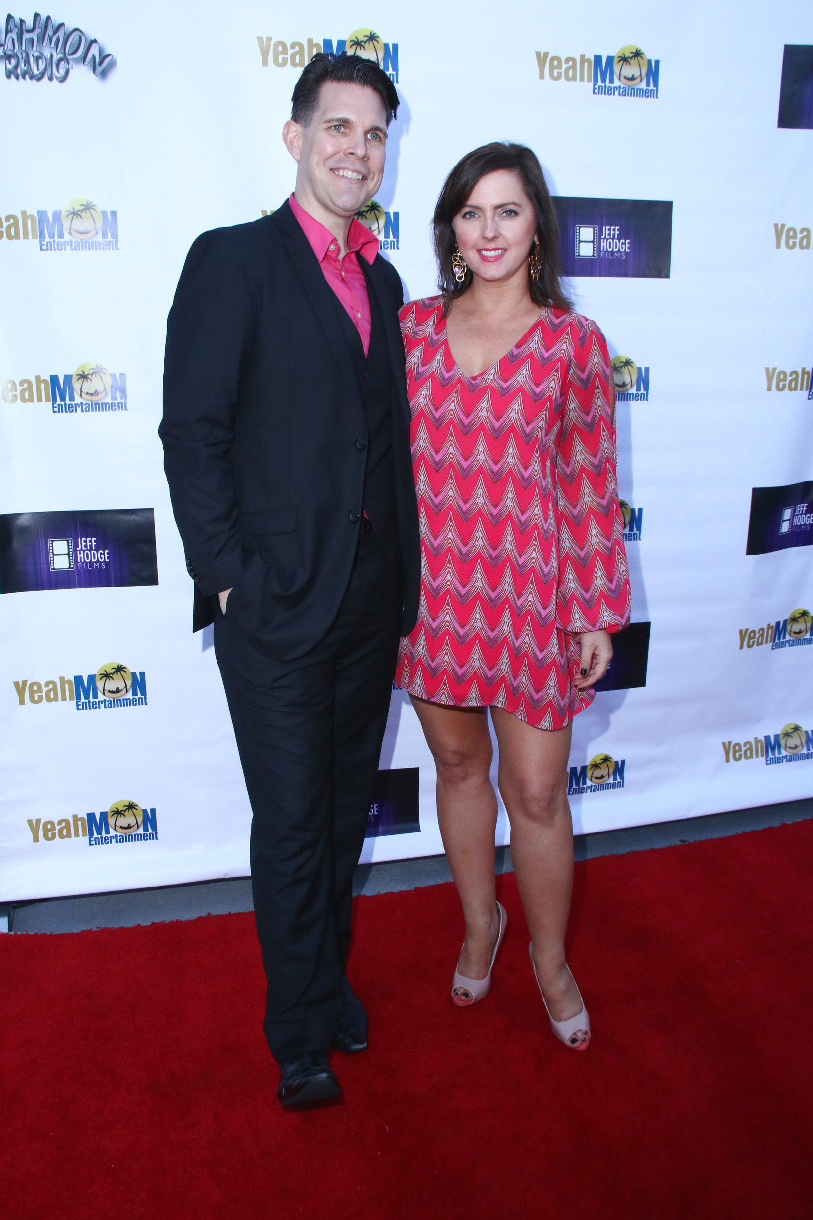 On The Red Carpet at the Ice House Comedy Club