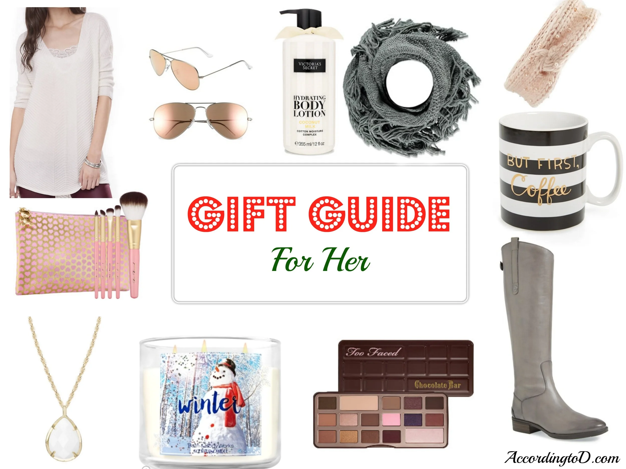 Christmas Gift Guides For Her - For every budget!