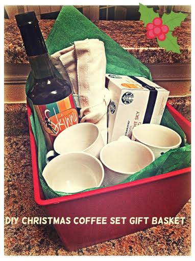 DIY coffee gift basket