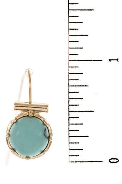  size of marble earrings 