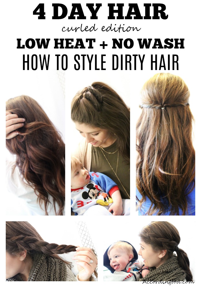 4 Day Hair: Curly Edition. How To Style Your Dirty Hair For Four Days With  Low Heat + No Wash — According To D