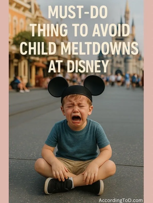 3 Must Do Things To Avoid Child Meltdowns At Disney