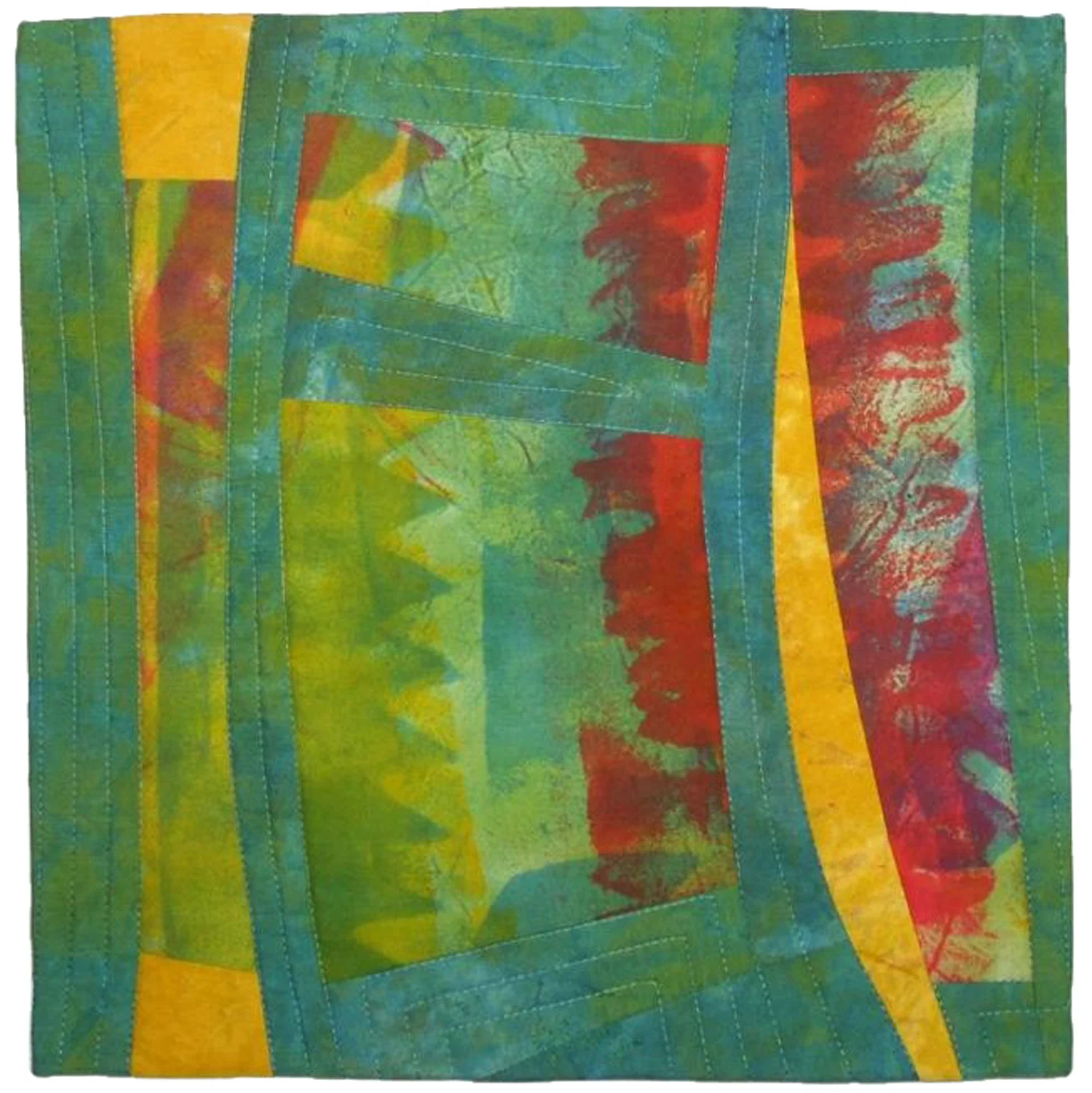 Sawblades 6, 12” wide x 12” high, 2013 SAQA Auction donation