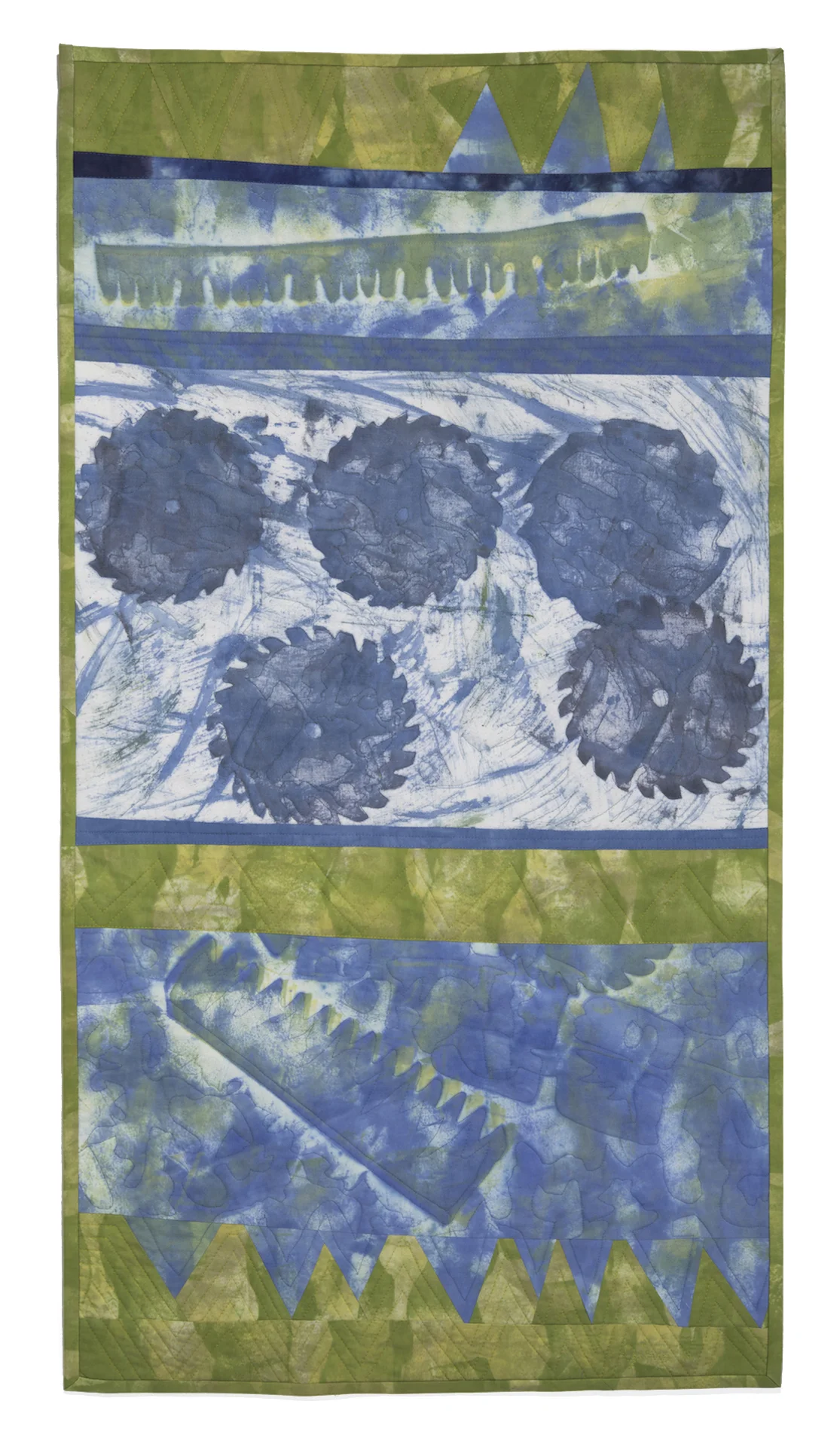Sawblades 9, 22.4” wide x 41.75 high, 2015