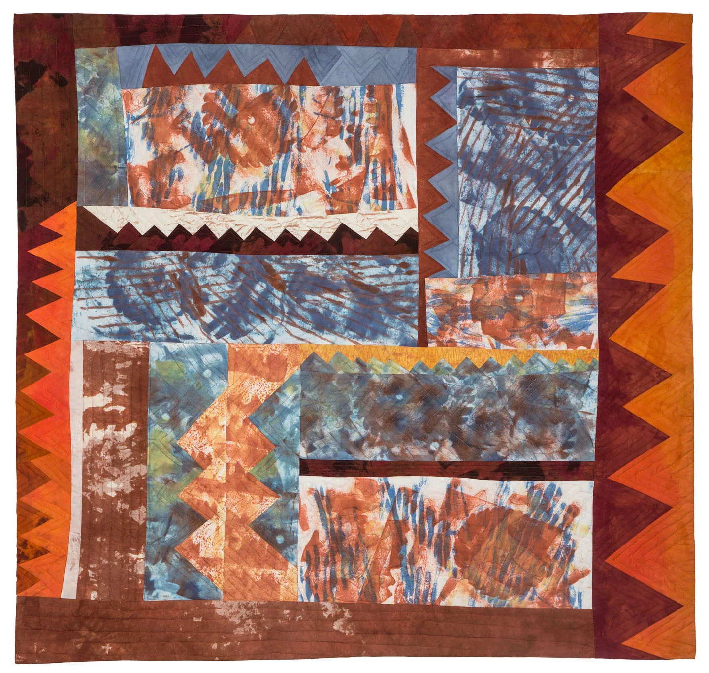 Sawblades 10 - Blue Haze, 46.5” wide x 44.25” high, 2016