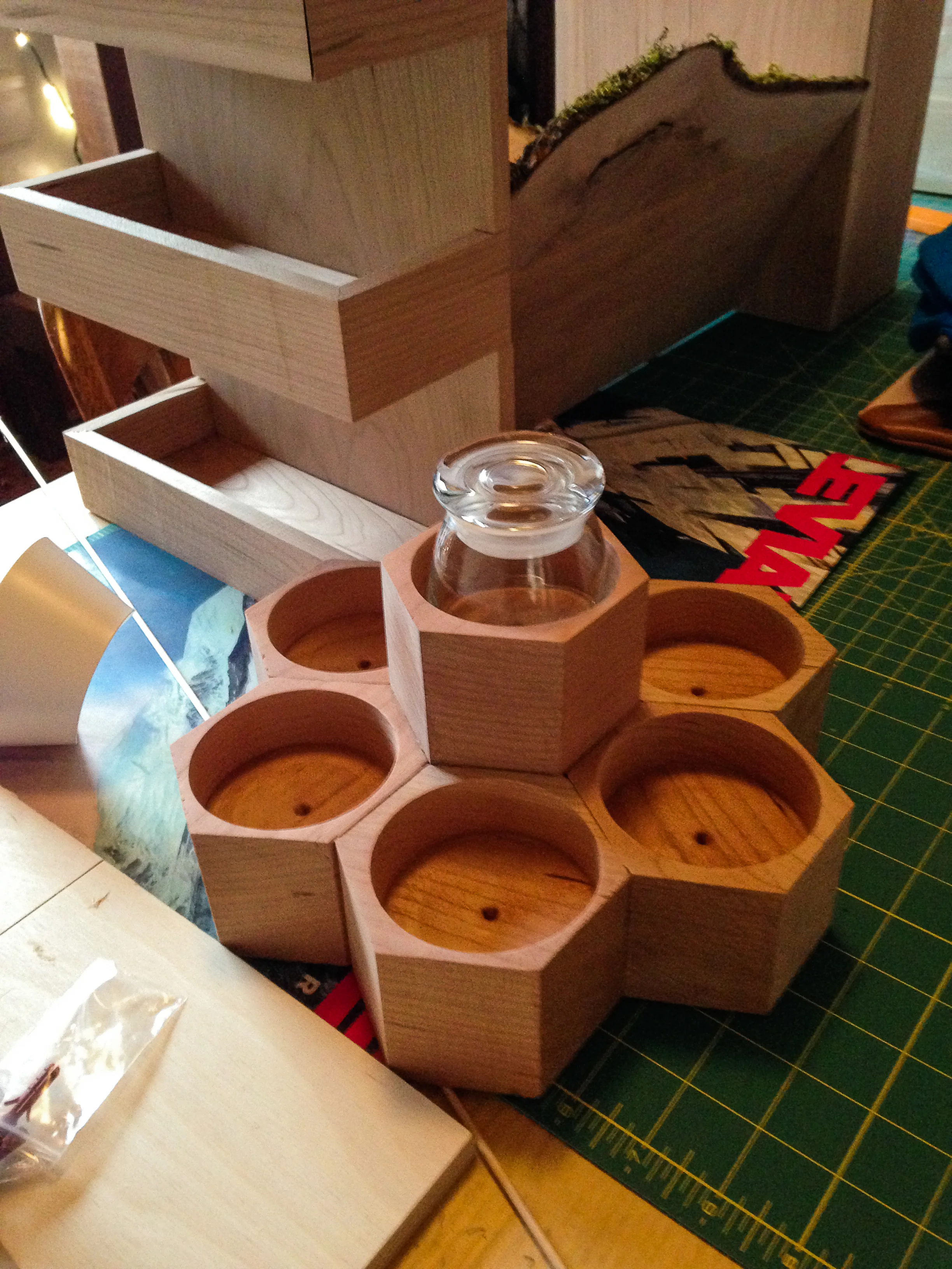Hex-rack top tier