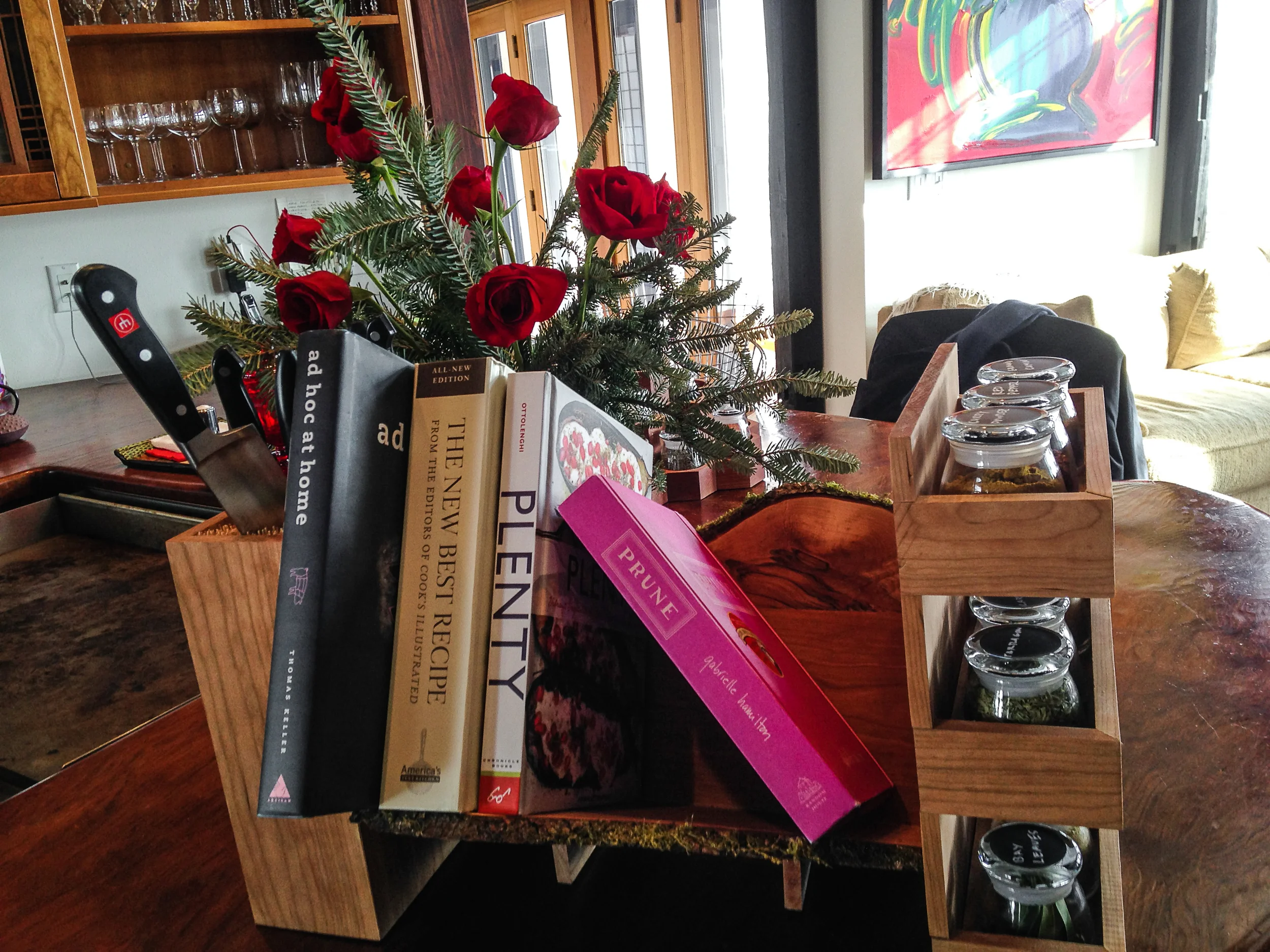 Knives, Books, Spices