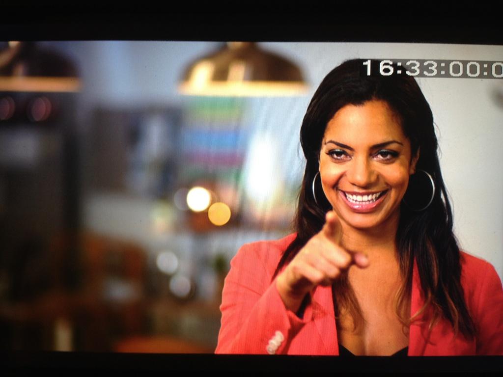 On camera probably talking smack. Don't judge me. 