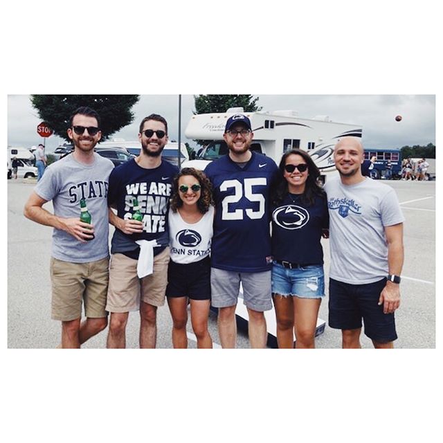 Bartley&rsquo;s first Penn State game was quite the experience!
I was a little worried it was my fault the score was 31-31 for a while, but at least we pulled out a W, and got to enjoy some Yuengling, family tailgating, and see some great friends!
#w