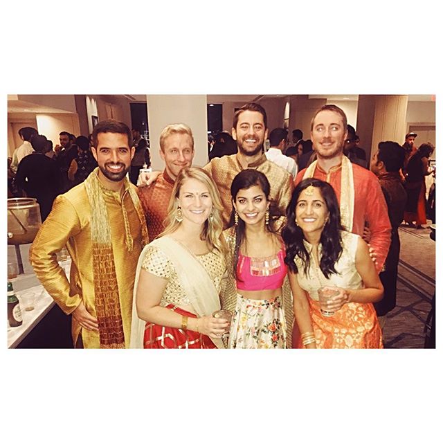 Such a fun time celebrating Nyra and Krishna last night! Congratulations on your wedding, and thanks for inviting us to [most of] our first ever Indian wedding celebration! Risha, I am still so impressed by your dances, you were amazing! 
#indianwedd