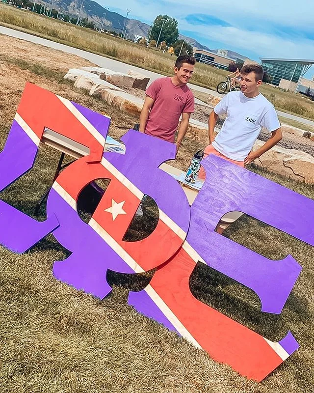 Check out the SigEp table at the FSL Welcome Back Block Party! 🎉