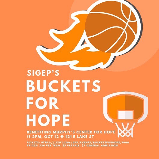 SigEp is hosting their inaugural Buckets for Hope Philanthropy benefiting the Murphy Center for Hope in Fort Collins! The will consist of 3v3 basket tournament, 3-Point Contest, food, and over $350 in prizes. The philanthropy will be on Oct 12th from 11-3PM at the SigEp House! Sign-up for a team by using the link in the bio!
What does our Philanthropy mean to us?
Our Philanthropy is a way to give back to the Fort Collins community and to help those who are struggling in life. We chose the Murphy Center for Hope to help create positive change within the homeless community with more services and programs here in Fort Collins.