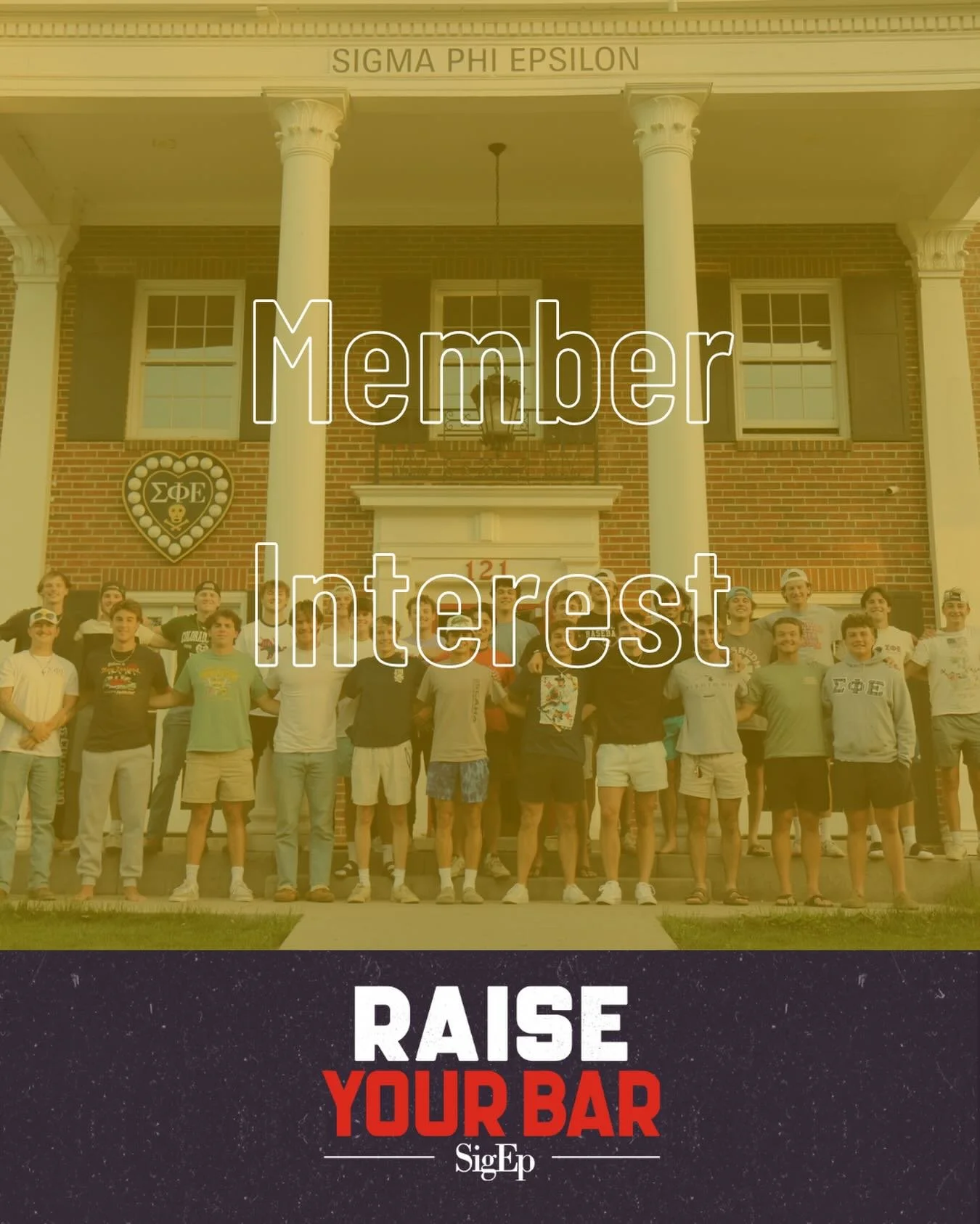 Are you interested in becoming a balanced man? Check our rush schedule, or for more information check out website linked in our bio. Come to 121 East Lake St. and raise your bar!

-

Join SigEp

-

#vdbl #rushsigep #raiseyourbar