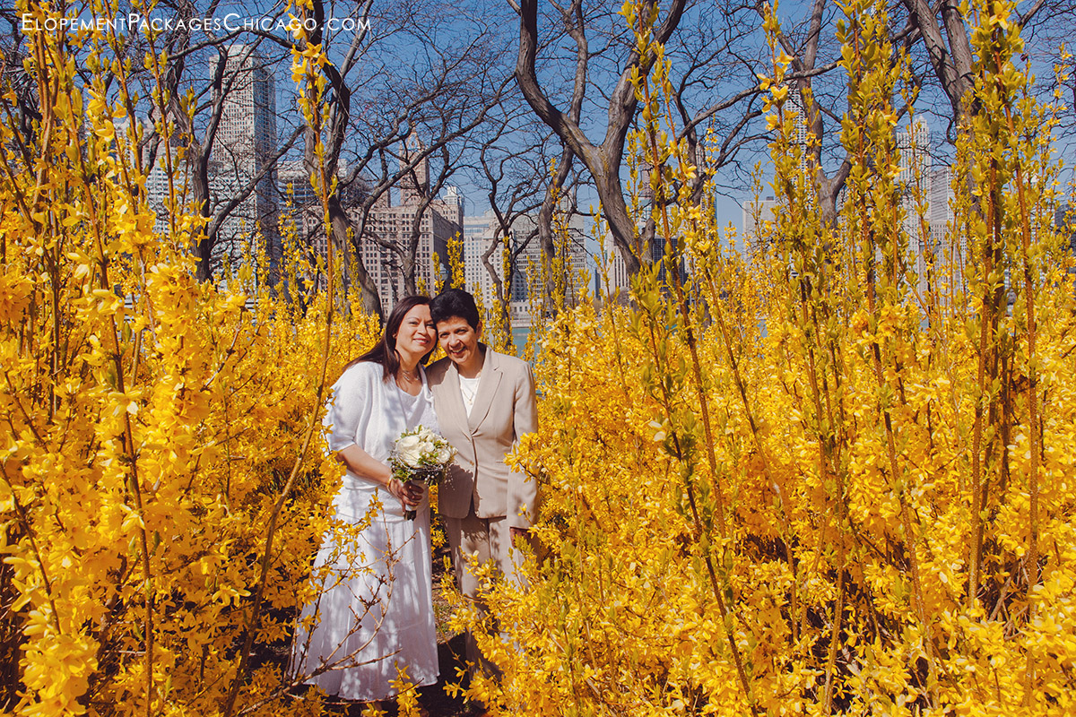 spring same sex elopement