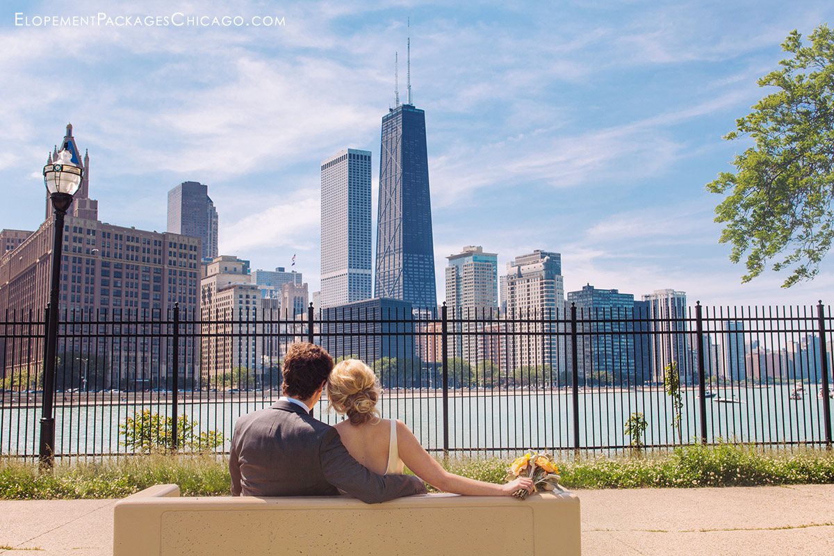 Chicago summer elopement