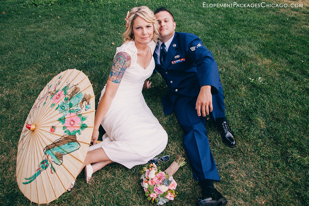 outdoor elopement military