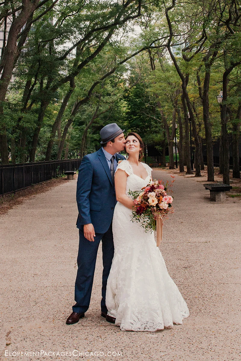chicago outdoor elopement
