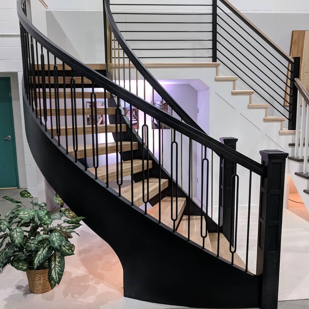 If you missed us at the Home Styles Home Show this last weekend, here are a few close ups of the products we displayed. #bpbanister #stairs #railings #yxe #homestyles2018