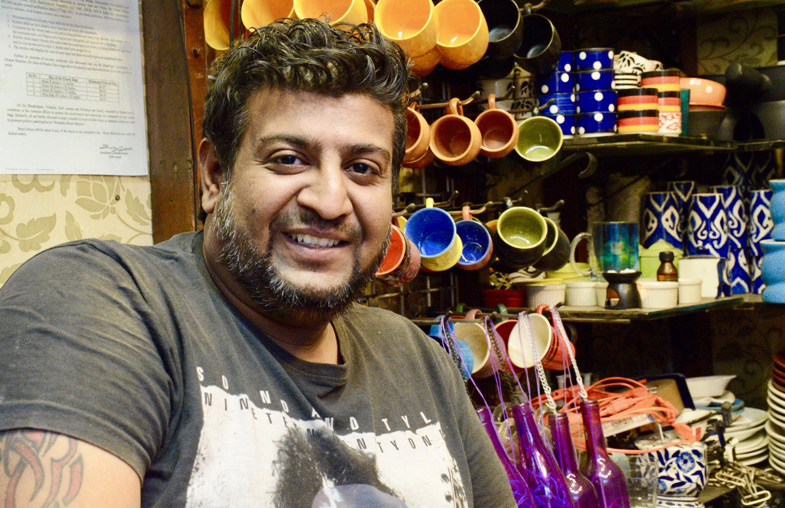 The group's most enlightening interview occurred with a assorted ceramics store owner who, despite having access to a POS machine prior to demonetization, still conducted a majority of his transactions in cash. Having lost 80% of his business since demonetization, he is no longer able to cover his business expenses.