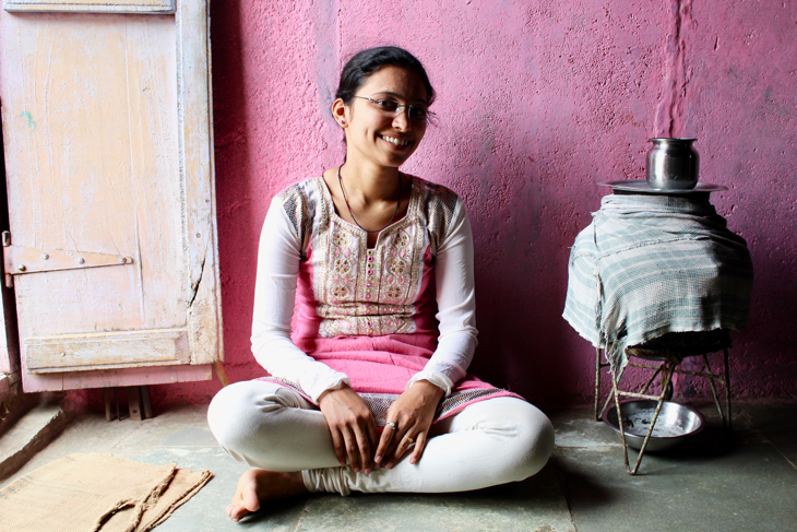 Komal can now support her family with her job in nursing.