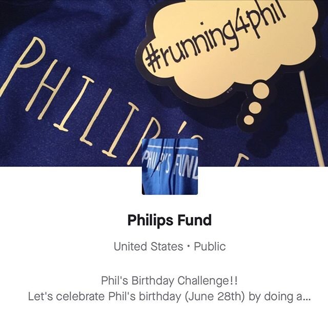 Since this year we are unable to have our annual #spin4philip event @cyclebarfortlee with @dmayell83 , we have created an activity challenge on @strava to celebrate Phil&rsquo;s birthday. Join our Strava club , choose an activity that you are comfort