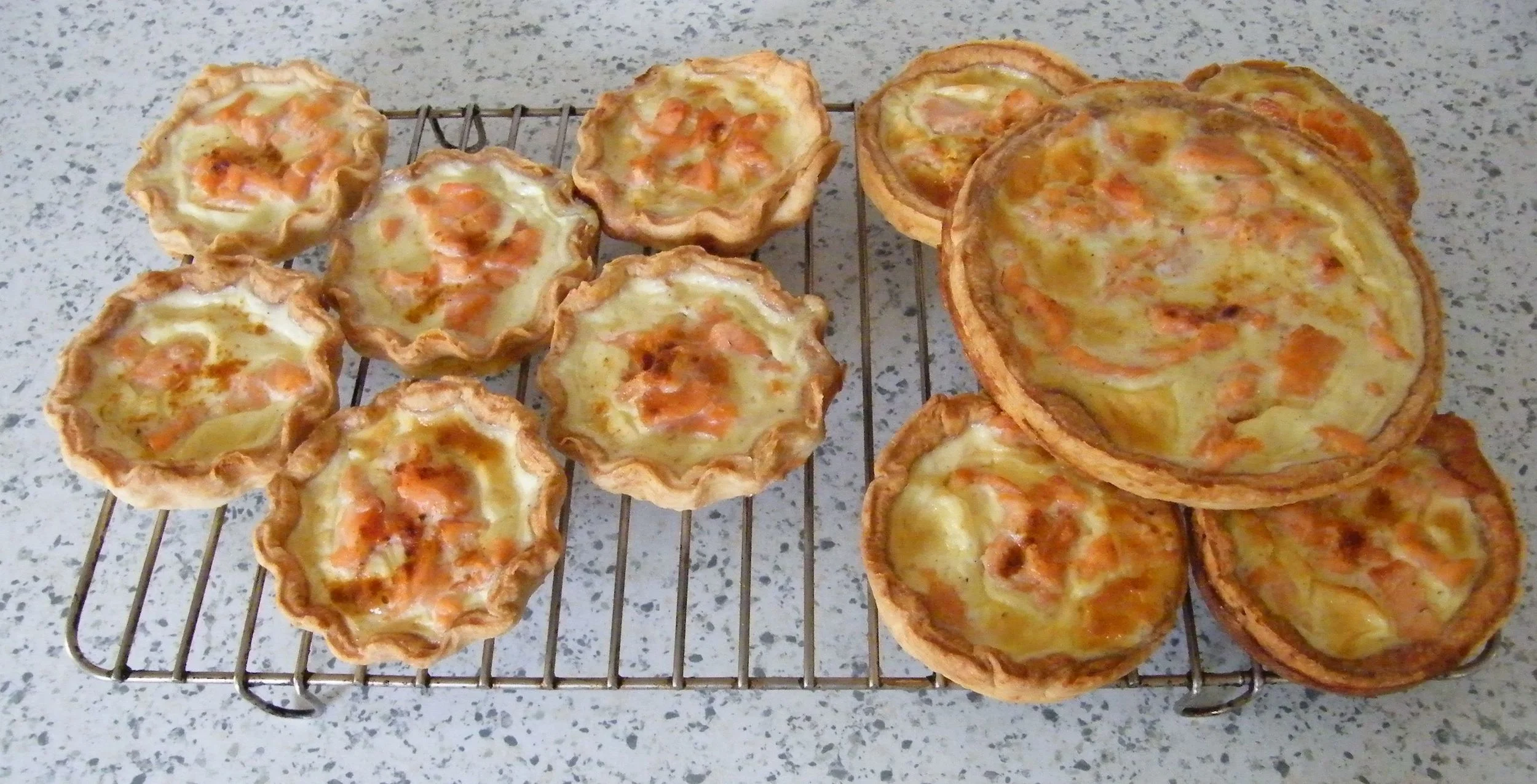 Baked and cooled