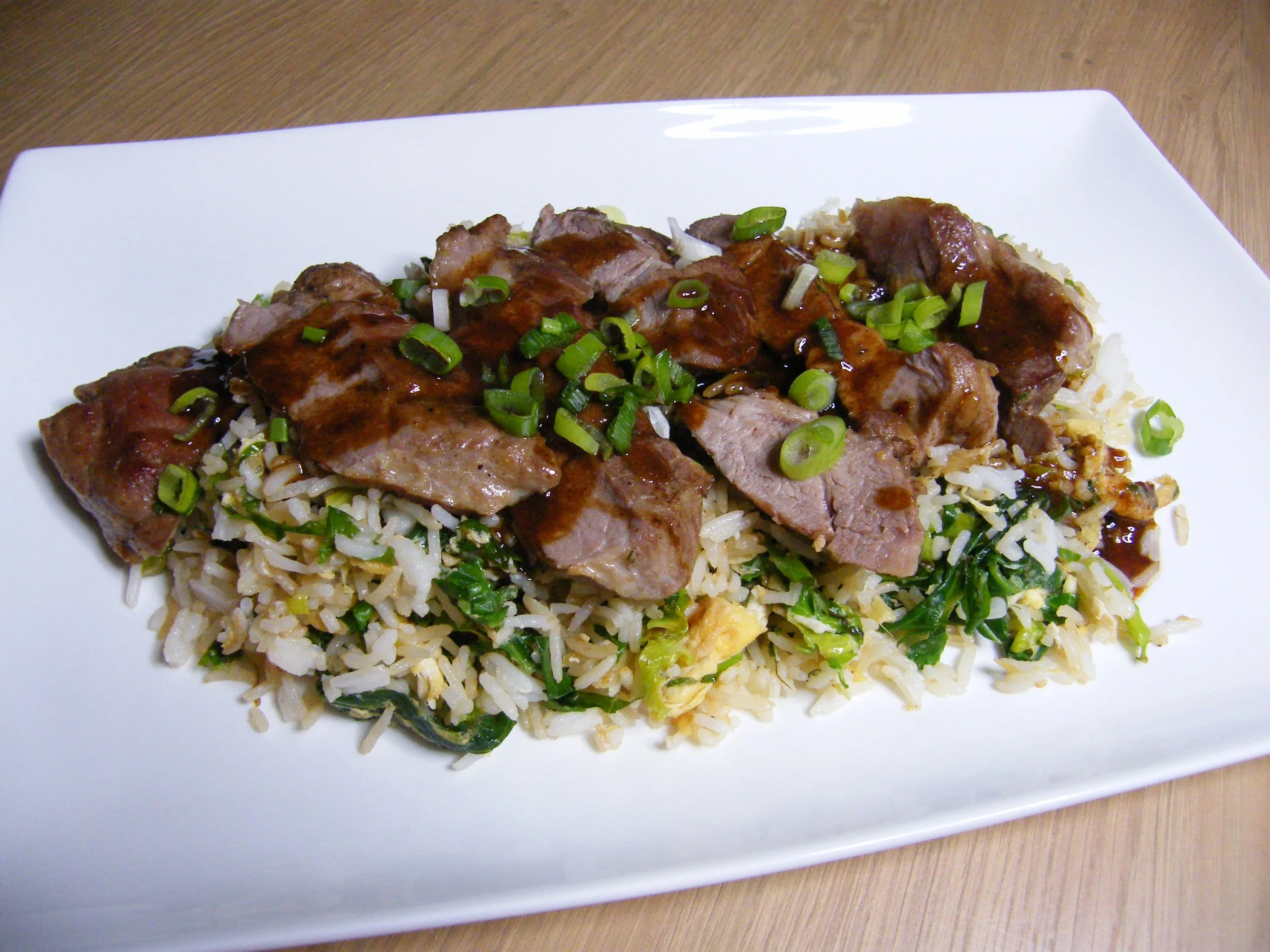 Chinese Roast Pork & Egg Fried Rice 01
