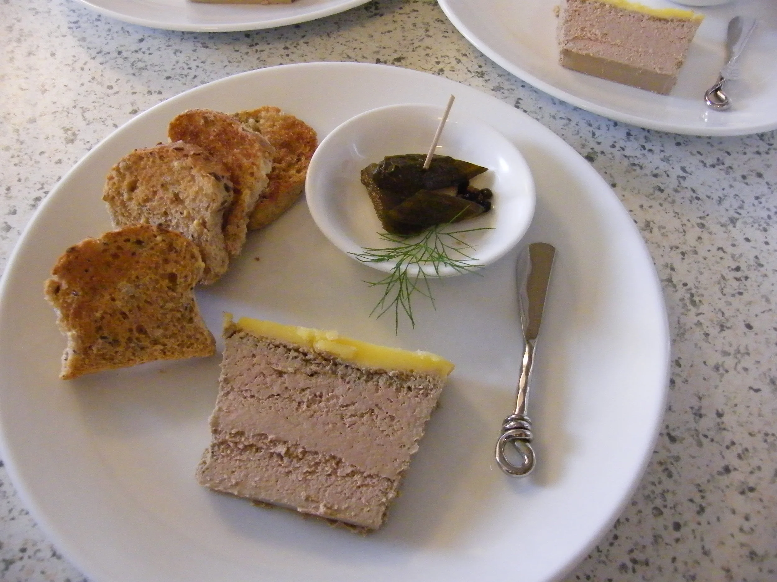 Chicken Liver Parfait and New York Deli Style Pickles