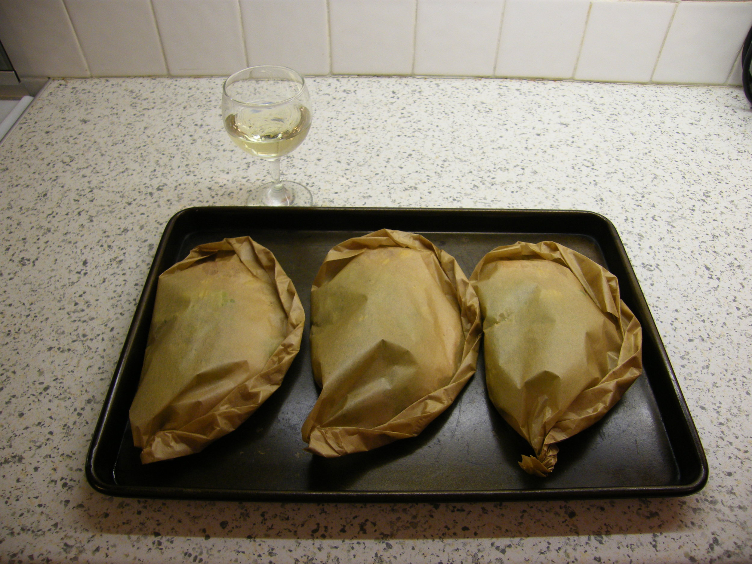 Sea bass en papillote