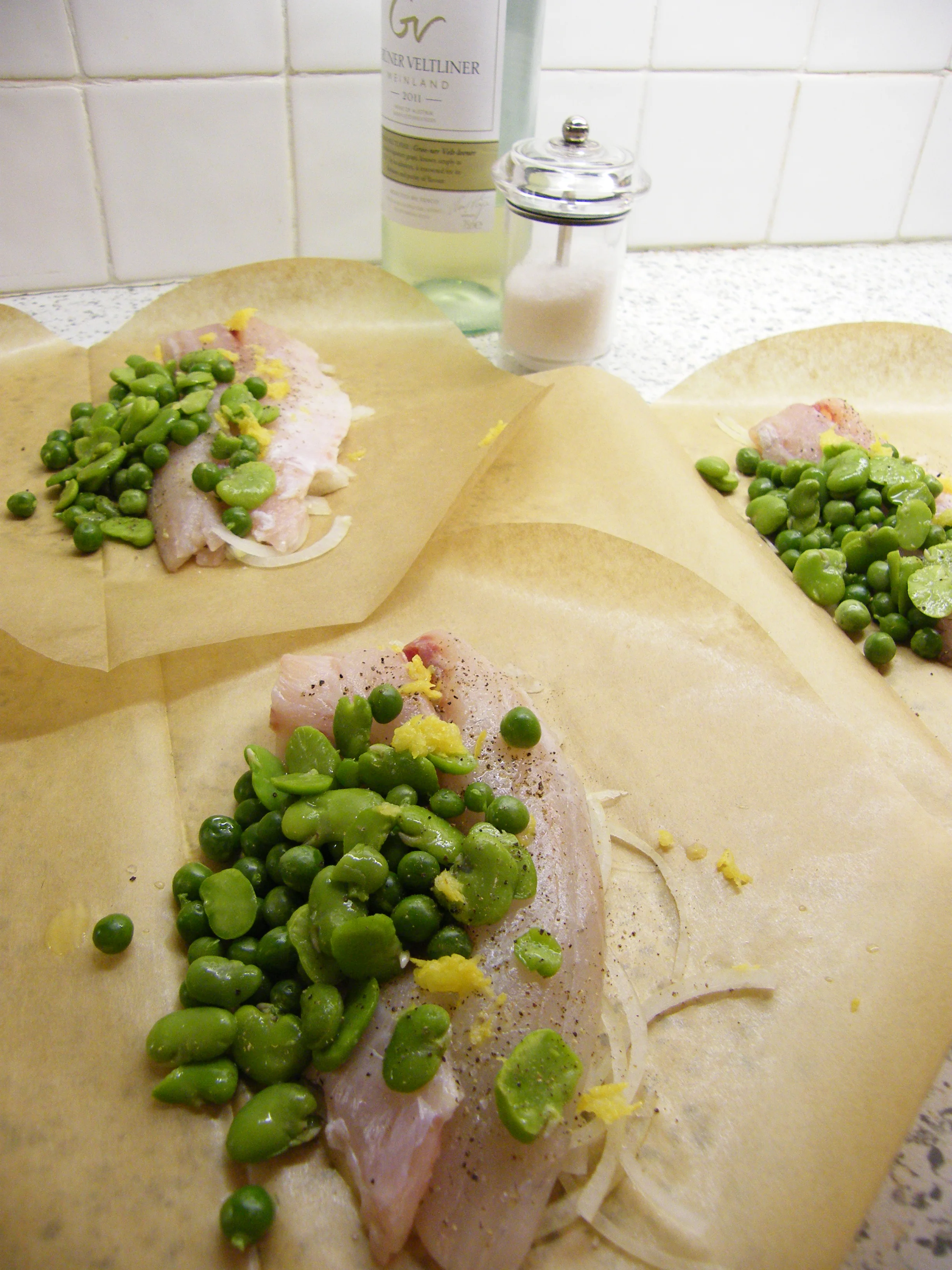 Sea bass en papillote