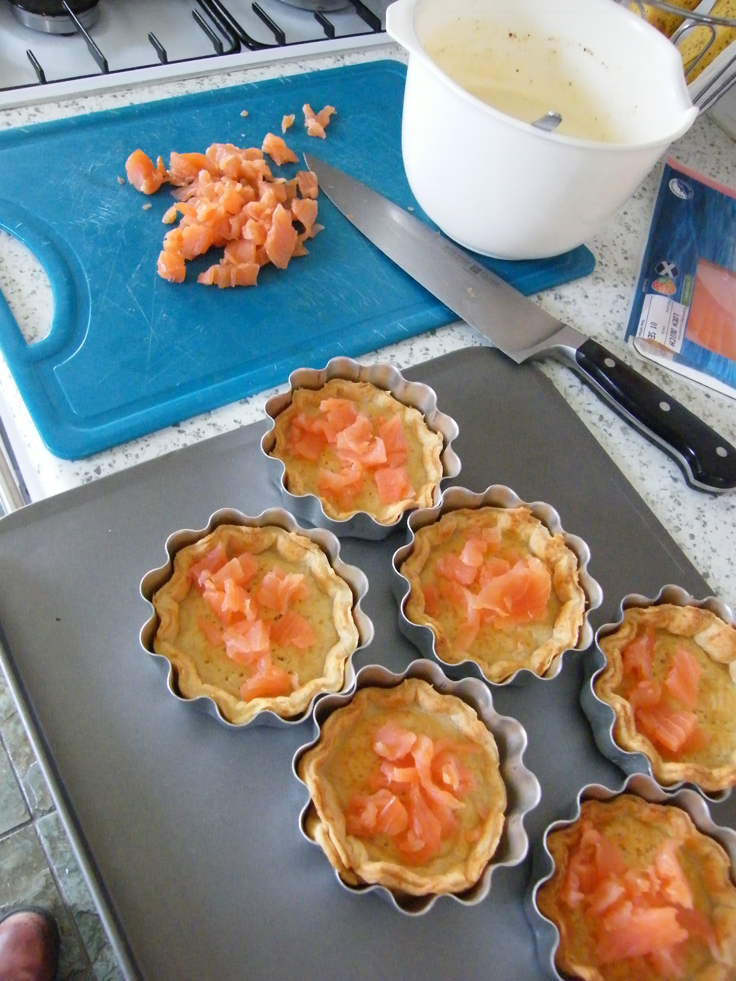 Smoked Salmon Tarts