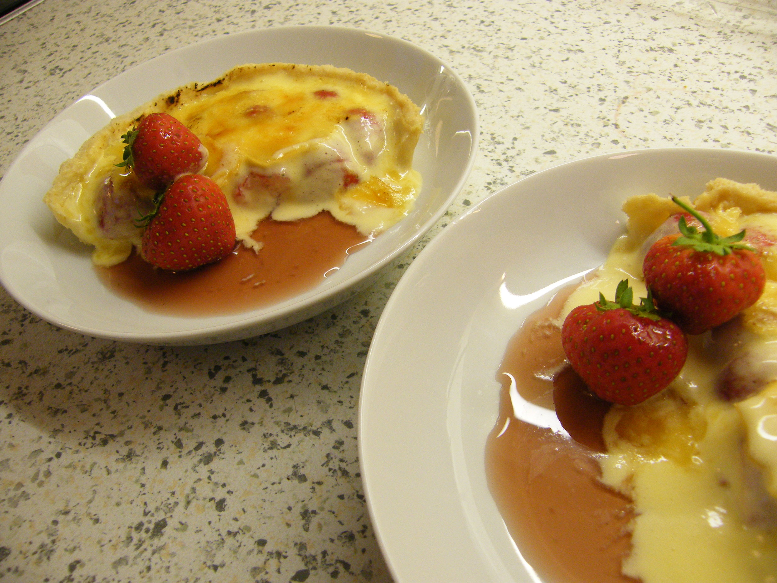 Strawberry & Creme Brulee Tart