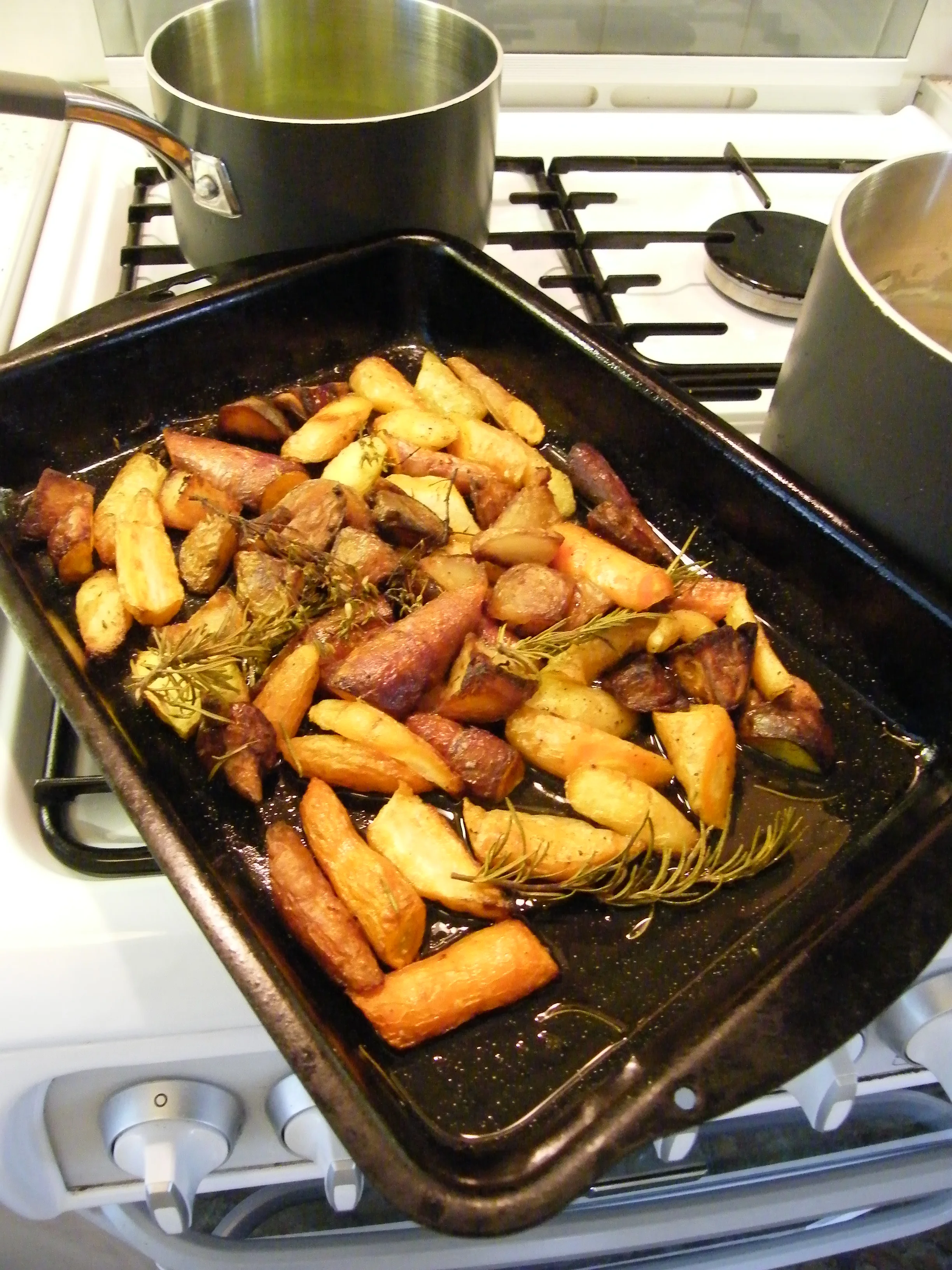 Roasted Garden Carrots