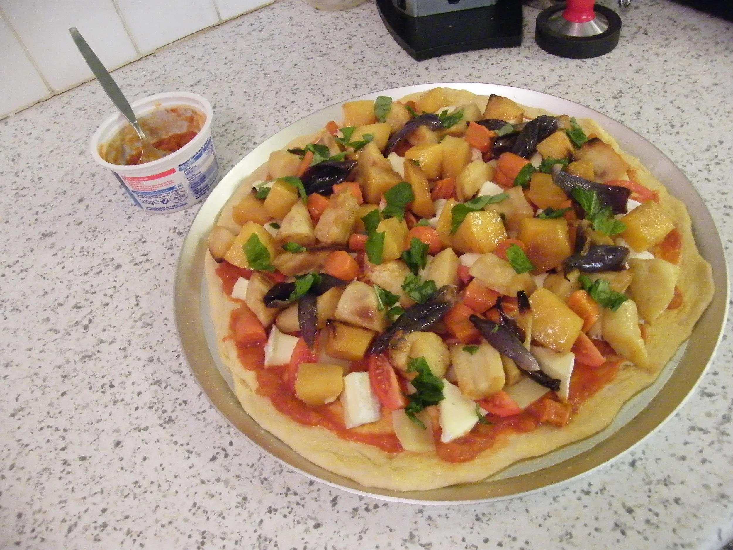 Roasted Root Veg Pizza