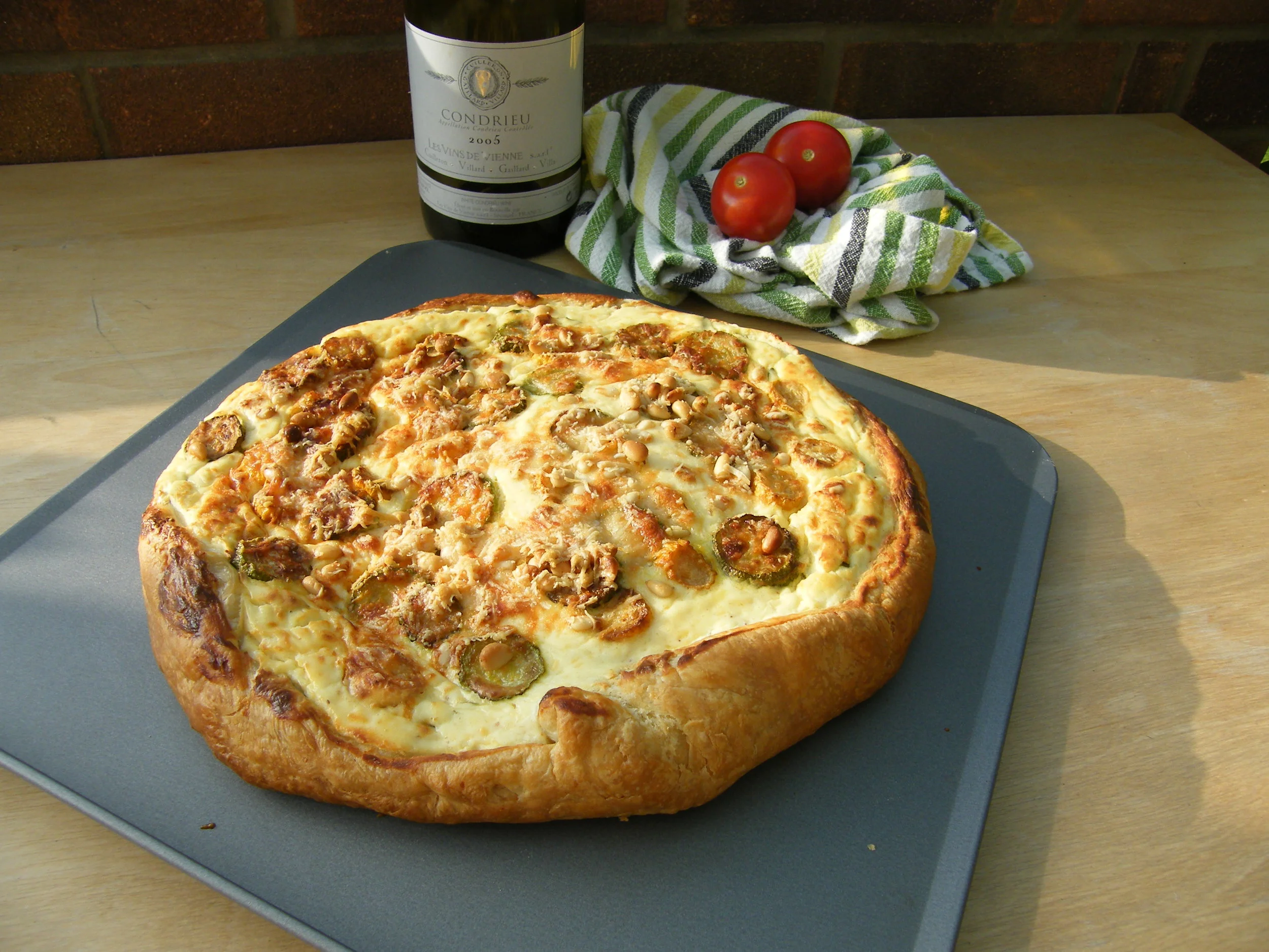 Rustic Courgette Tart