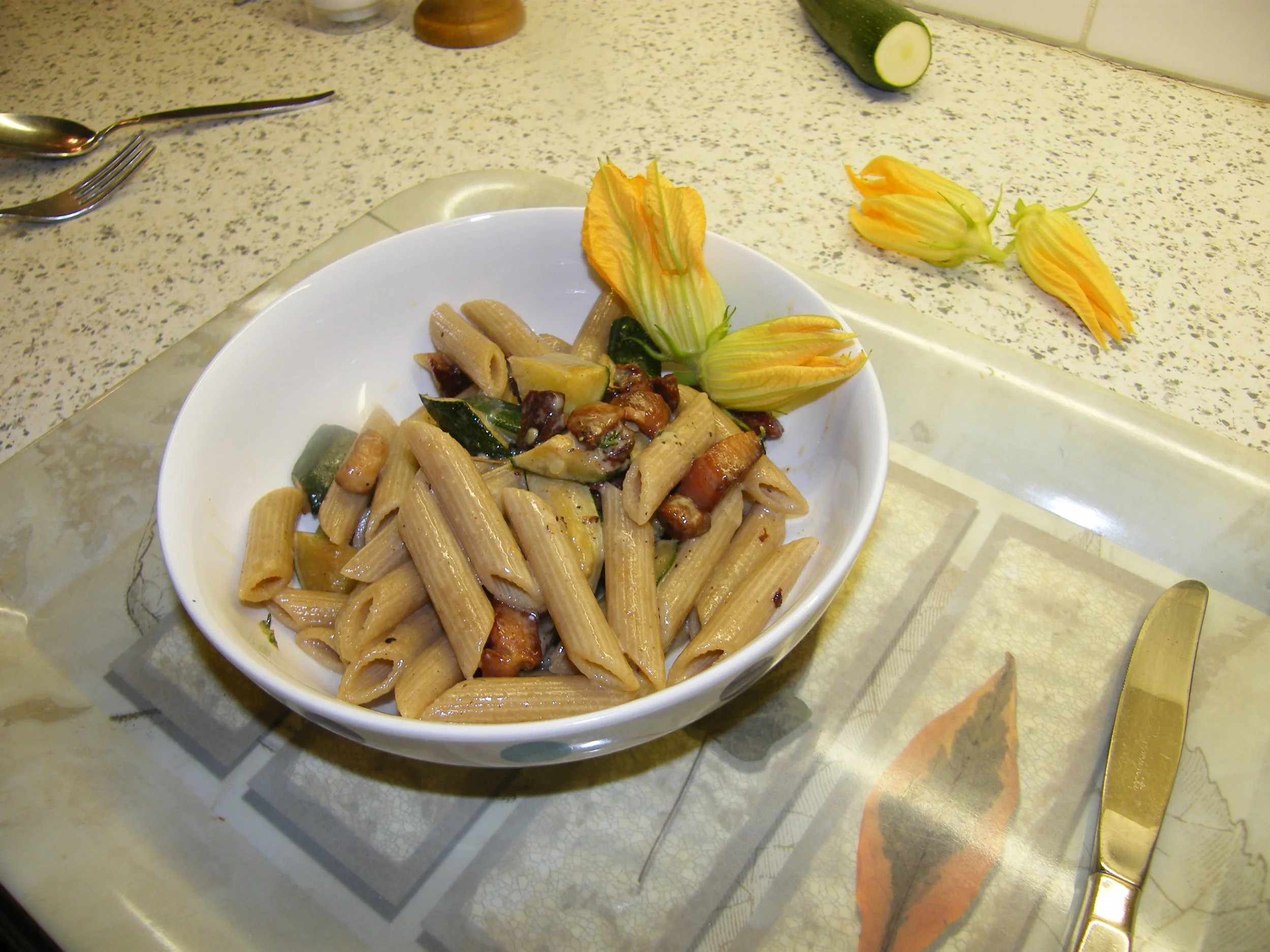 Courgette Carbonara